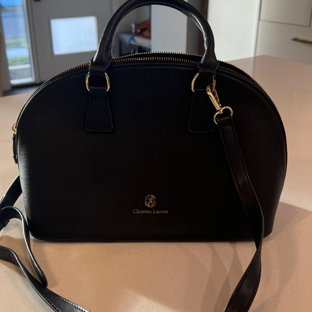 Christian Lacroix Black Classic Purse